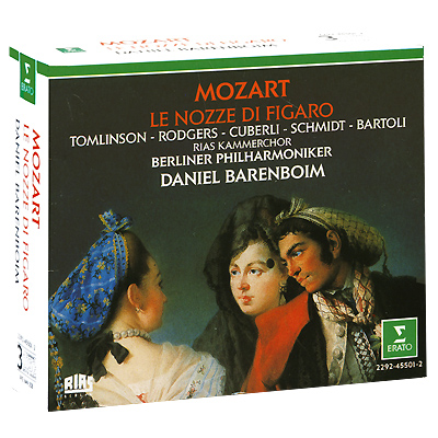 Daniel Barenboim Mozart Le Nozze Di Figaro (3 CD) Формат: 3 Audio CD (Box Set) Дистрибьюторы: Erato Disques, Торговая Фирма "Никитин" Германия Лицензионные товары Характеристики инфо 2881a.